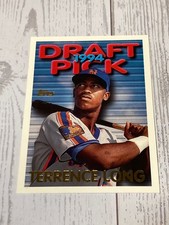 1995 Topps Draft Pick Terrence Long #112 Baseball Card New York Mets Rookie. rookie card picture