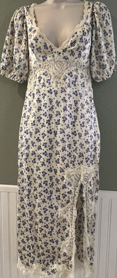 white long sleeve dress casual White Long Sleeve Smocked Dress SMALL