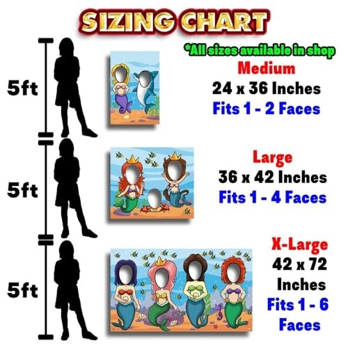 Ice Cream Hole in Face Cutout, 42 x 72 Inch, Photo Banner Backdrop, Face 