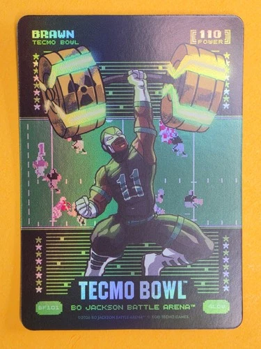 Bo Jackson Battle Arena Brawn BF101 Tecmo Bowl Glow Parallel A.J. Brown 110
