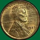 1927 Lincoln Wheat Cent Uncirculated UNC Coin #36375