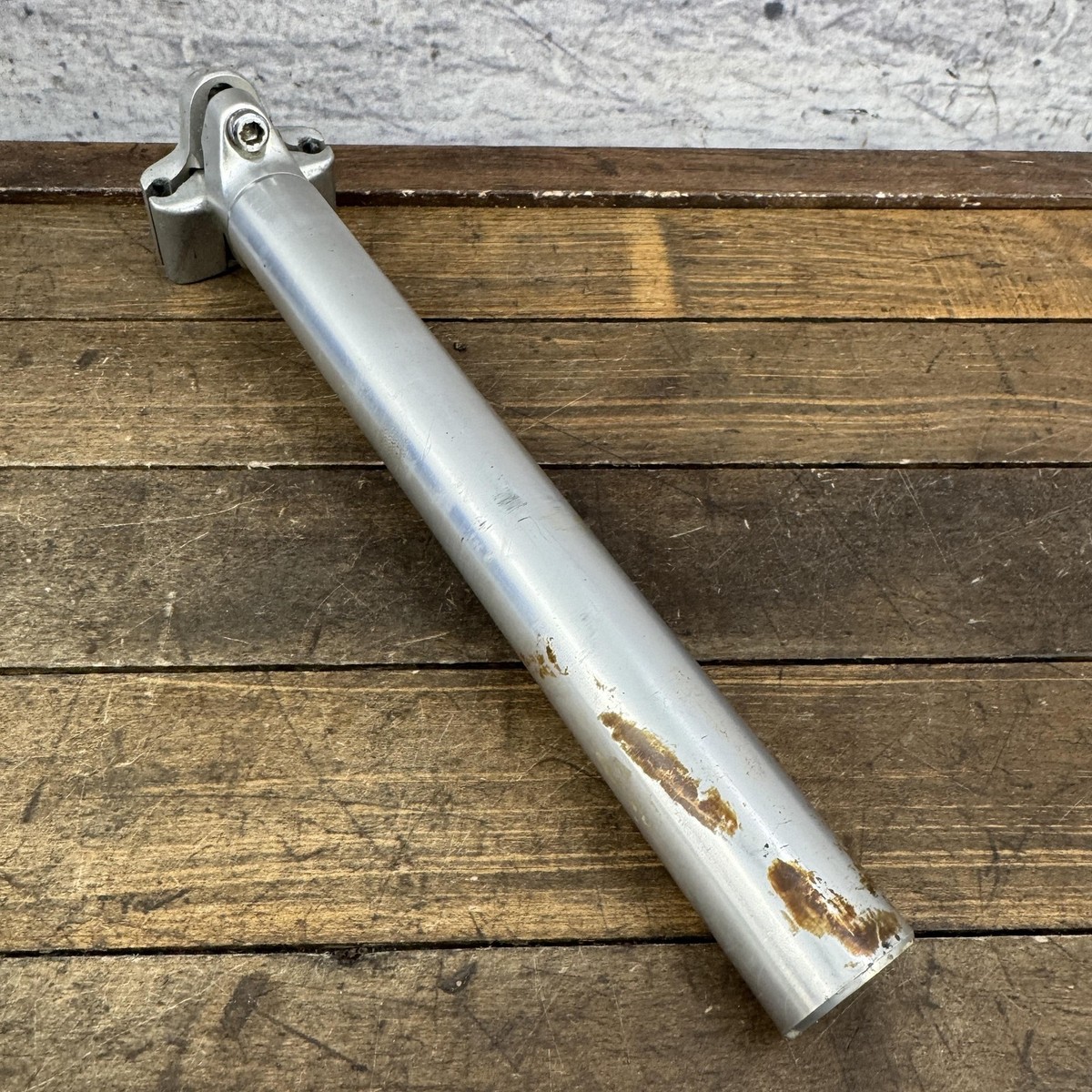 サンツアー（Suntour）SUPERBE PRO NJSシートポスト 27.2 Vintage Suntour Superbe Pro Seatpost 27.2mm Silver Alloy Japan