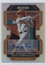 2022 Panini Prizm Draft Picks Silver Seth Stephenson #PDP207 Auto 1u6