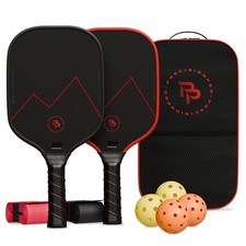 Precision Pro Carbon Fiber Pickleball Paddles Set of 2 USAPA Approved, T
