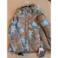 Obermeyer Tuscany II Ski Jacket Womens Size 10 Vintage Camo (MSRP $279)
