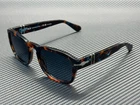 PERSOL PO3386S 1232S3 Tortoise Brown Pearl Blue Polarized Men's 56 mm Sunglasses