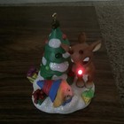 Rudolph the Red Nosed Reindeer Ornament Lighted American Greetings Rare X #2 — photo 4