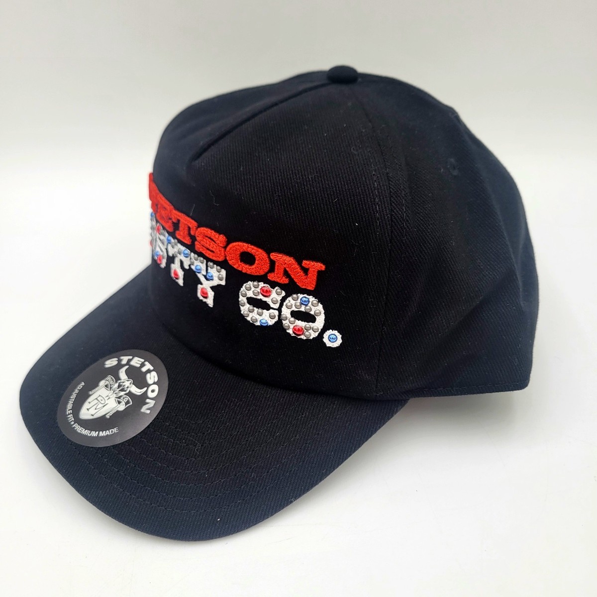Stetson x Post Malone Black Rhinestone Trucker Hat New Snapback Cap Posty OS NWT Post Malone And Stetson Team Up For Hat Collection Inspired  main image 2