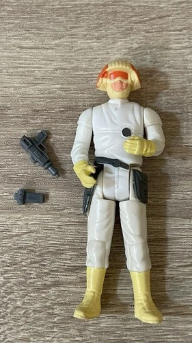 Vintage Star Wars 1981 Cloud Car Pilot HK COO W/ Original Blaster & Comm Link