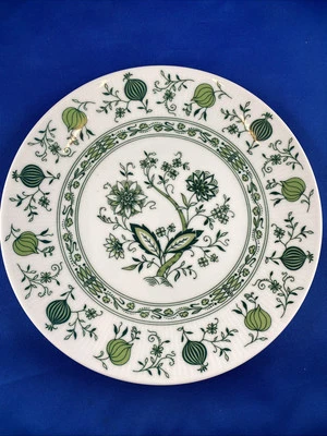 Speiseteller 24cm Seltmann Weiden FRIEDERIKE Zwiebelmuster grün. Gut Erhalten - Bild 1 von 3