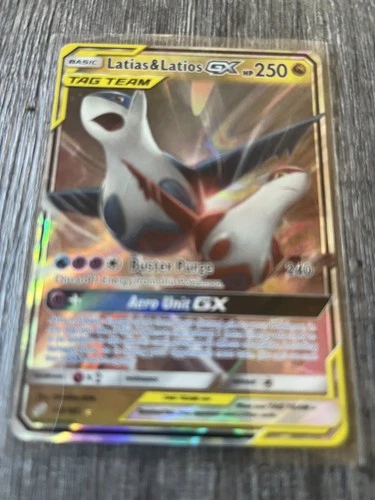 Latias & Latios GX (ULTRA RARE) SM Tag Team Up 113/181 Pokemon Sun And Moon 