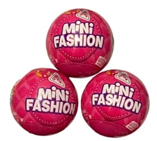 Lot of 3 Zuru Mini Brands Mini Fashion Series 2 Ball NEW & SEALED