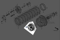 Honda 2017-2018 CB Kupplungszentrum 22121-MKF-D41 Neu OEM