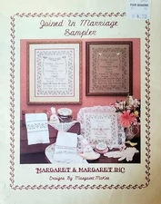 Cross Stitch Pattern Sampler Joined In Marriage Margaret McKee