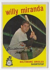 1959 Topps Willy Miranda = Baltimore Orioles #540