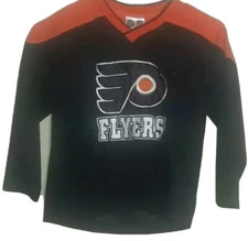 NHL Philadelphia Flyers Stitched Long Sleeve Graphic Shirt By Mighty Mac Sports!