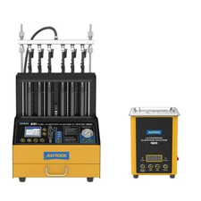 CT500 Fuel Injector Cleaner and Tester Machine Ultrasonic 6 Cylinder for GDI EFI