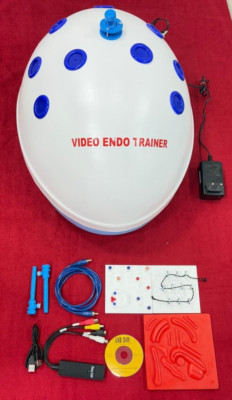 Laparoscopic Oval Shape Virtual Endo-Trainer Box Set Only Best Quality - 1 Set