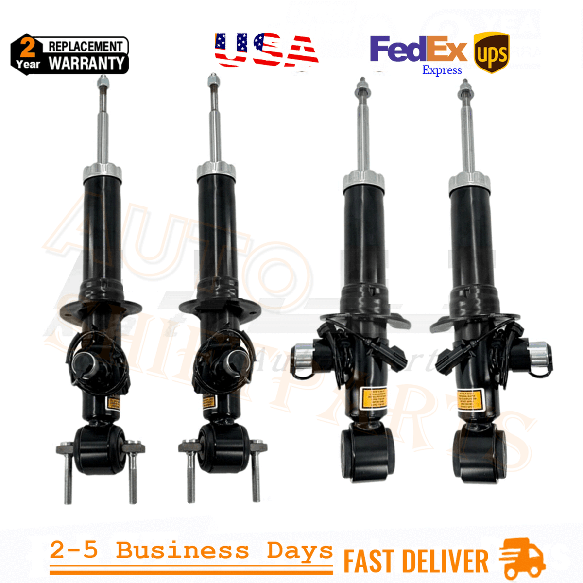 4X Front Rear Shock Absorber CCD For 2018-2023 Lincoln Navigator