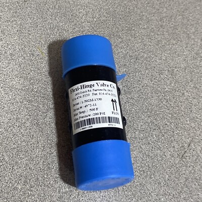 NEW NO BOX Flexi-Hinge VALVE CO. 1-502M-1330 CHECK VALVE 200PSI 500F