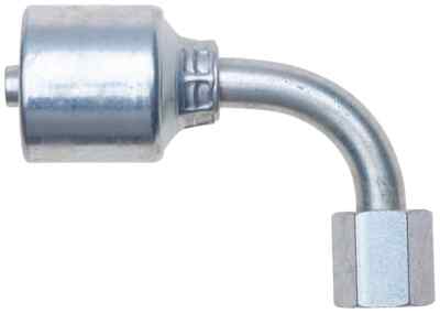 4G-6FDLORX90 MegaCrimp Coupling Female DIN 24 Cone Swivel - Light