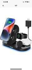 TELSOR 3 in 1 Foldable Wireless Charger, 18W Fast Wireless Charging Station