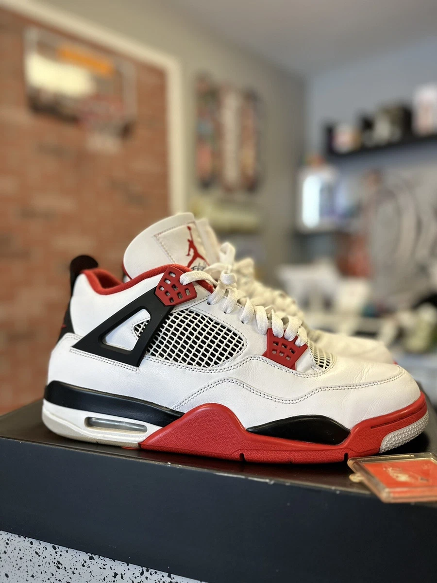 Size 13 Jordan 4 Retro OG Mid Fire Red DC7770 160 100 Authentic