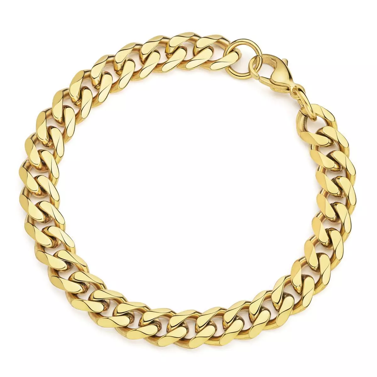 10K REAL Yellow Gold Nugget Bracelet 9