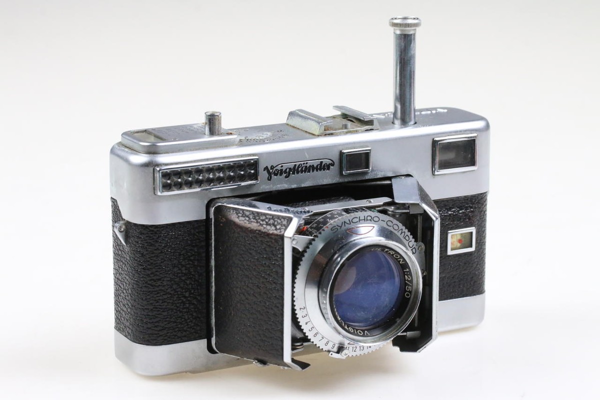 Voigtlander VITESSA L ULTRON 50mmF2 革ケース Vintage Voigtlander Vitessa Rangefinder Camera 35mm W