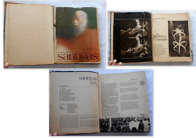 Sannyas Magazine 1981 full year 6 issues bound together hardcover Osho Rajneeh