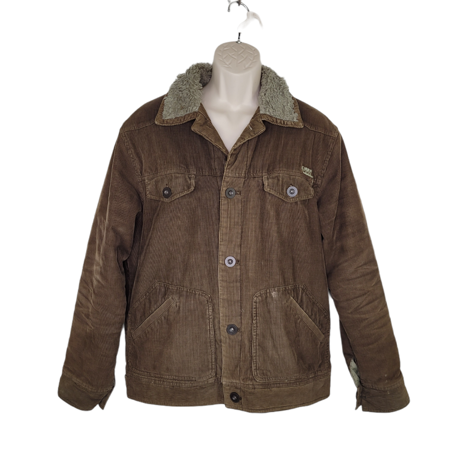 Vintage KIRRA Brown Corduroy Sherpa 