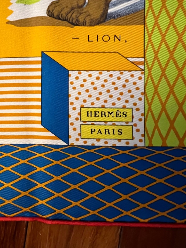 NWT Hermes Grand Theatre Nouveau 90cm 100 Silk Scarf eBay