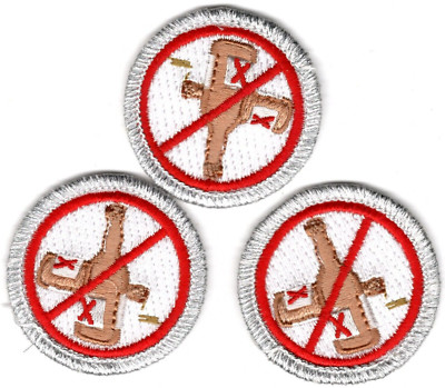 Spoof Merit Badges  - Three (3) Merit Badges 1 1/2'' ''Moonshine''