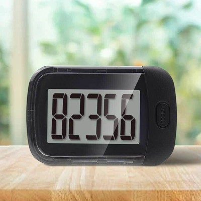 3D Pedometer Simple Step Counter with Removable Clip Lanyard for Men Women