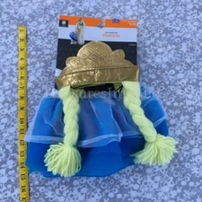 New Princess Pet Costume Crown/ Blonde / Shirt size L/XL 2015 Target