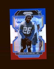 2021 Panini Prizm Red White & Blue Prizm - Rookie Asante Samuel Jr. #435  (RC)