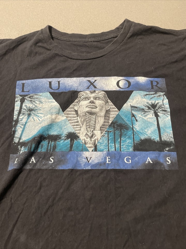 luxor Las Vegas T shirt Men’s Size Fit like XL See Measurements eBay
