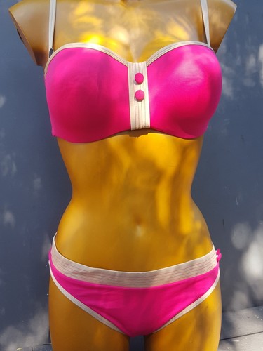 HUIT maillot de bain 90A/38 smarty bollywood fushia neuf avec etiquette - Foto 2 di 8