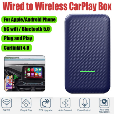 Carlinkit4.0 Wireless Android-auto Adapter Wireless Apple-carplay Ai Box USB New