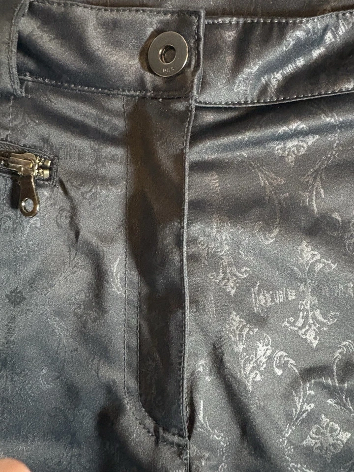 Niles Sportswear Black Patterned Professional Men's Pants Size 35x30 - Image 3 of 4