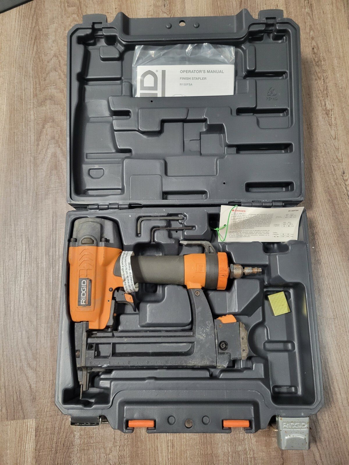 Ridgid Finish Stapler R150FSA eBay