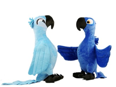 2 Pc Rio Movie Figure Blu Jewel 35cm Plush Toy Macaw Parrot Blue Birds Soft Doll Ebay