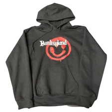 RARE Banksyland Banksy Art Exhibition Hoodie Sweatshirt Size Small Promo