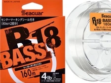 KUREHA SEAGUAR R18 BASS 160m #1-4 lb Authentic BASS exclusive line 1