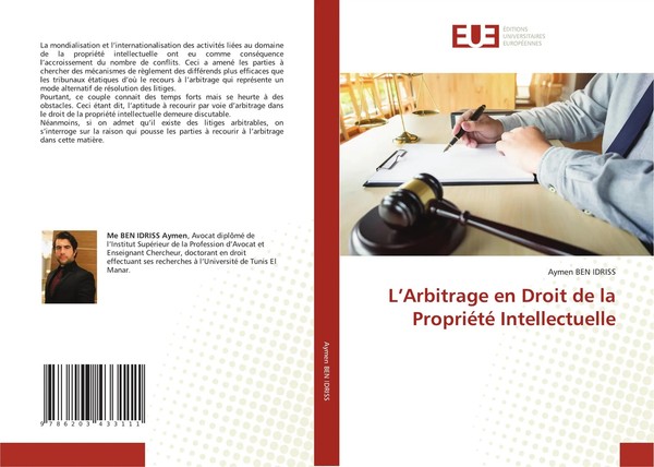Aymen Ben Idriss | L'arbitrage En Droit De La PropriéTé Intellectuelle | Buch-image