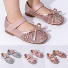 Girls Princess Shoes Party Wedding Children Kids Leather Shoes Student Flat Size