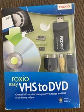 NEW Roxio Easy VHS to DVD Converter Hi8 Video8 Home Videos Windows 7 XP Vista