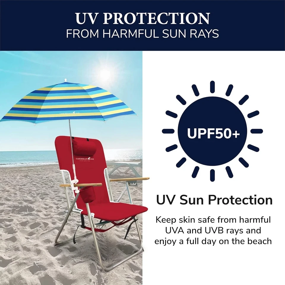 Sombrilla para playa, sombrilla exterior, sombrilla, sombrilla universal plegable Foto 4 de 4