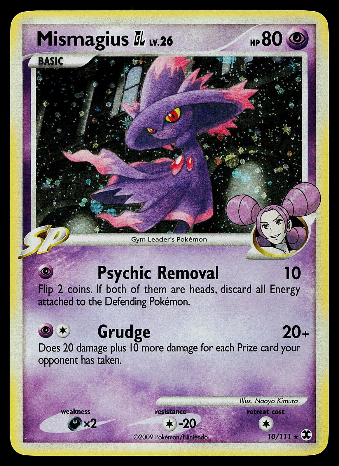Pokemon Card - Mismagius GL Rising Rivals 10/111 Holo Rare