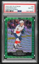 2022-23 O-Pee-Chee Platinum Emerald Surge 2/10 Sam Reinhart #96 PSA 8 04e2